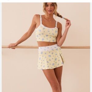 BNWT!! Altar’d state tempo floral mini skort and matching top